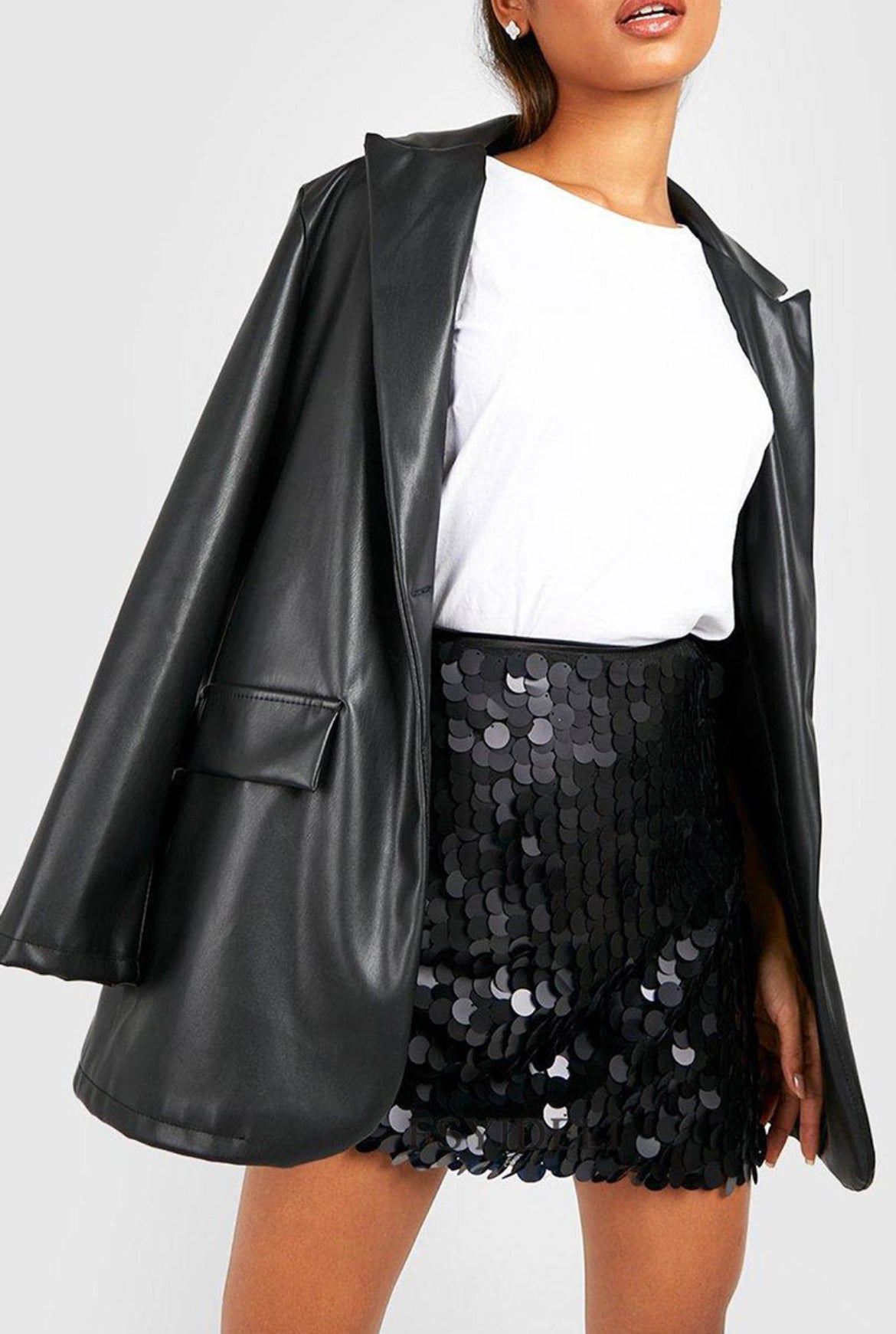 New Years Sequined Skirt